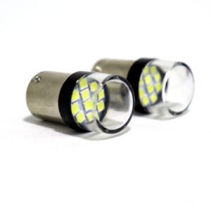 1156A - Bombillo Led Direccional y flasheo (blanco y amarillo)
