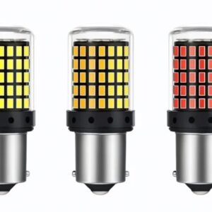 1157-144 LED W - BOMBILLO LED  DE DOS CONTACTOS, LUZ ALTA INTENSIDAD, FUNCIÓN FIJO Y FLASHEO CON TECNOLOGIA CANBUS (STOP)