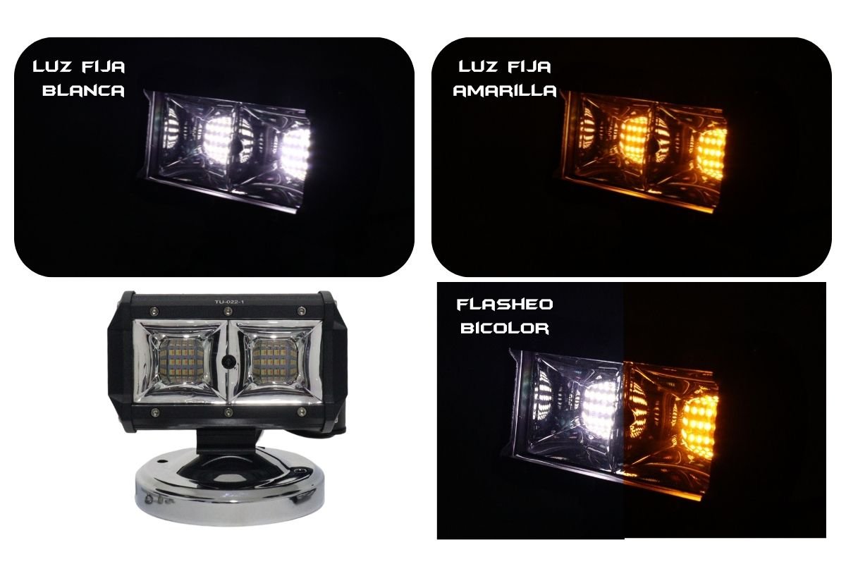 TB-064 W/Y - Exploradora tipo espejo de 32 led - Image 2