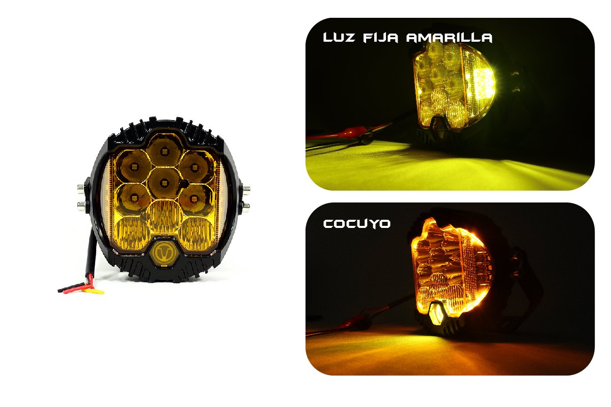 TB-210 - Exploradora de 5 pulgadas luz blanca o amarilla fija - Image 4