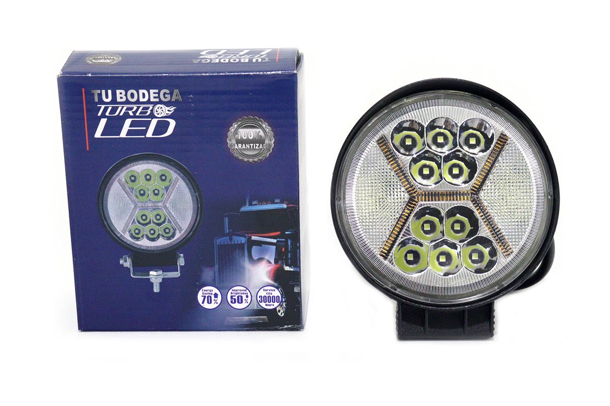 TB-031 - Exploradora LED Redonda 4” Universal Luz blanca y amarilla - Image 3