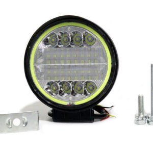 TB-043 W - Exploradora redonda 24 LED Con aro blanco en neón
