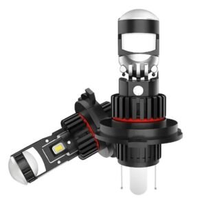 M012X-H4 (RTD) - M012X-H4 (RTD)  BOMBILLO LED RTD H4 CON LUPA INTEGRADA PARA MOTO, CORRIENTE AC Y DC.