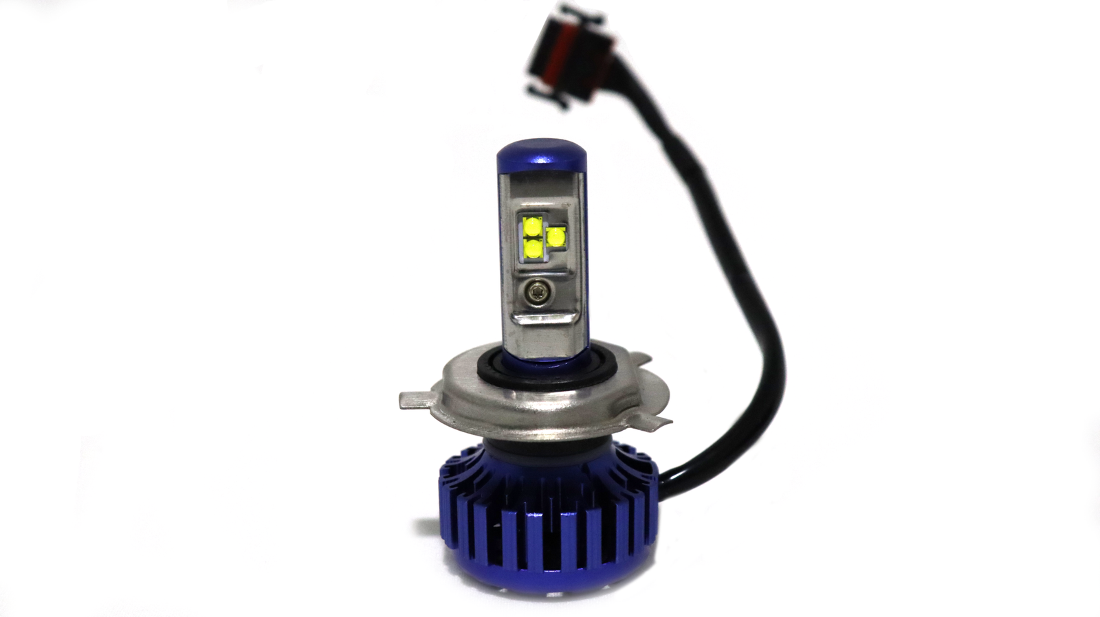 T2-H4 - Bombillo TURBO LED H4 - 8000 Lúmenes (Reales - Alta Potencia) - Altas & Bajas