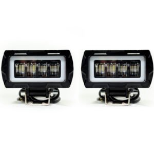 TB-106 - Exploradora LED doble lupa 6000 lúmenes, blanco amarillo