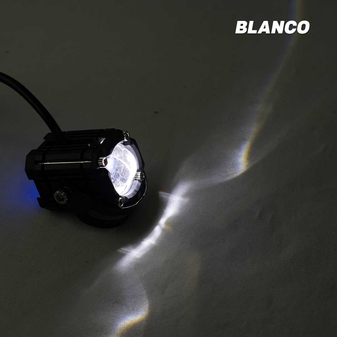 TB-205 - Exploradoras minidriving con lupa luz blanca y amarilla expansiva - Roja/azul - Image 12