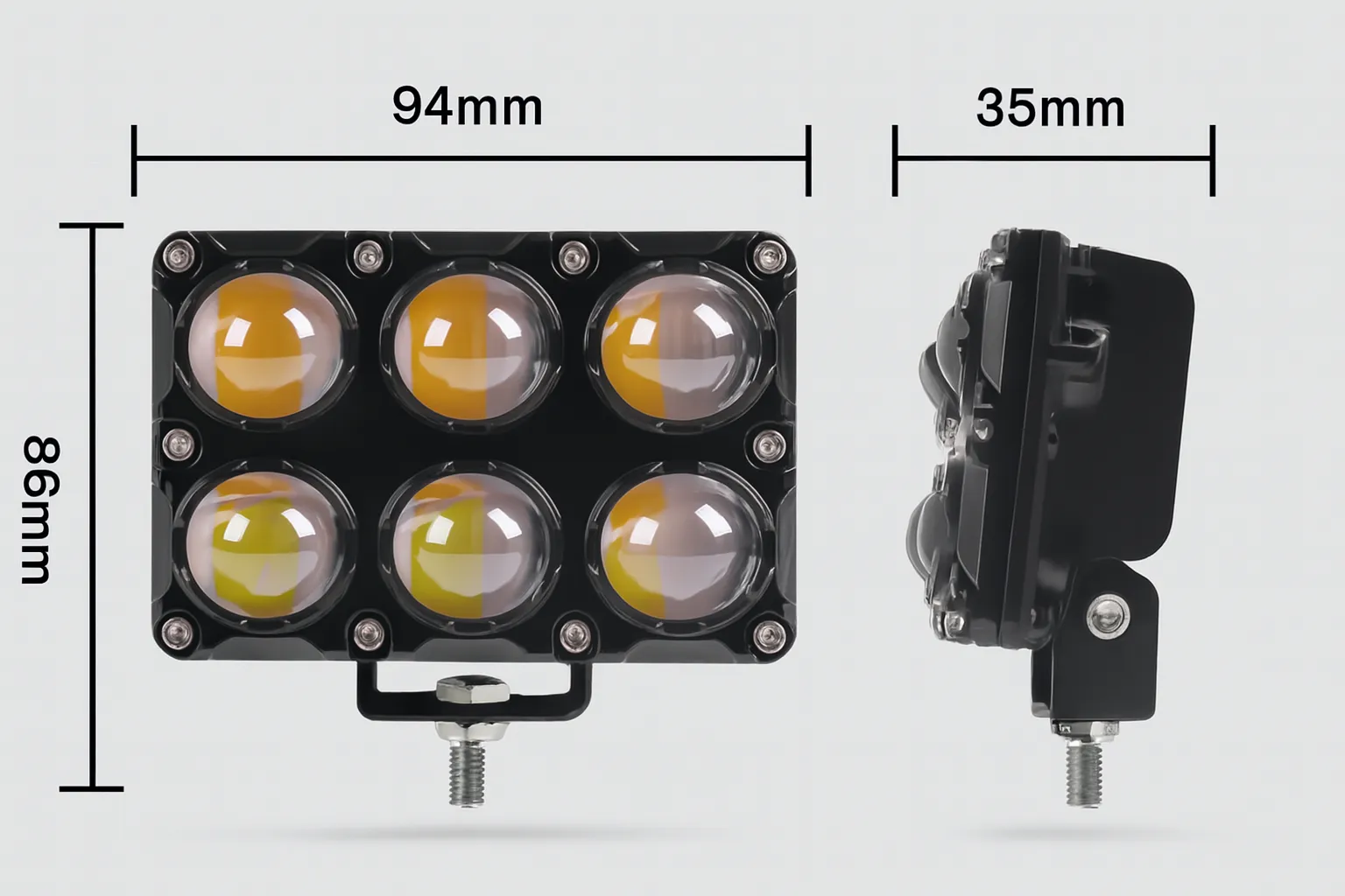 TB-620-6 LUPAS - EXPLORADORA LED LASER SENCILLA DE 6 LUPAS, LUZ BLANCA/AMARILLA/CALIDA, REFRIGERANTE POR DISIPADOR - Image 2
