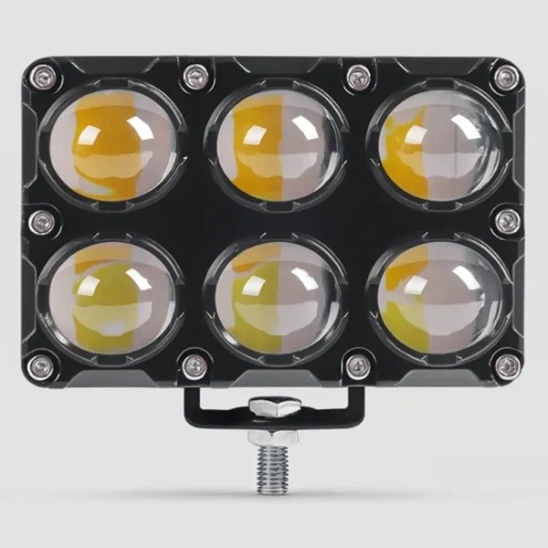 TB-620-6 LUPAS - EXPLORADORA LED LASER SENCILLA DE 6 LUPAS, LUZ BLANCA/AMARILLA/CALIDA, REFRIGERANTE POR DISIPADOR