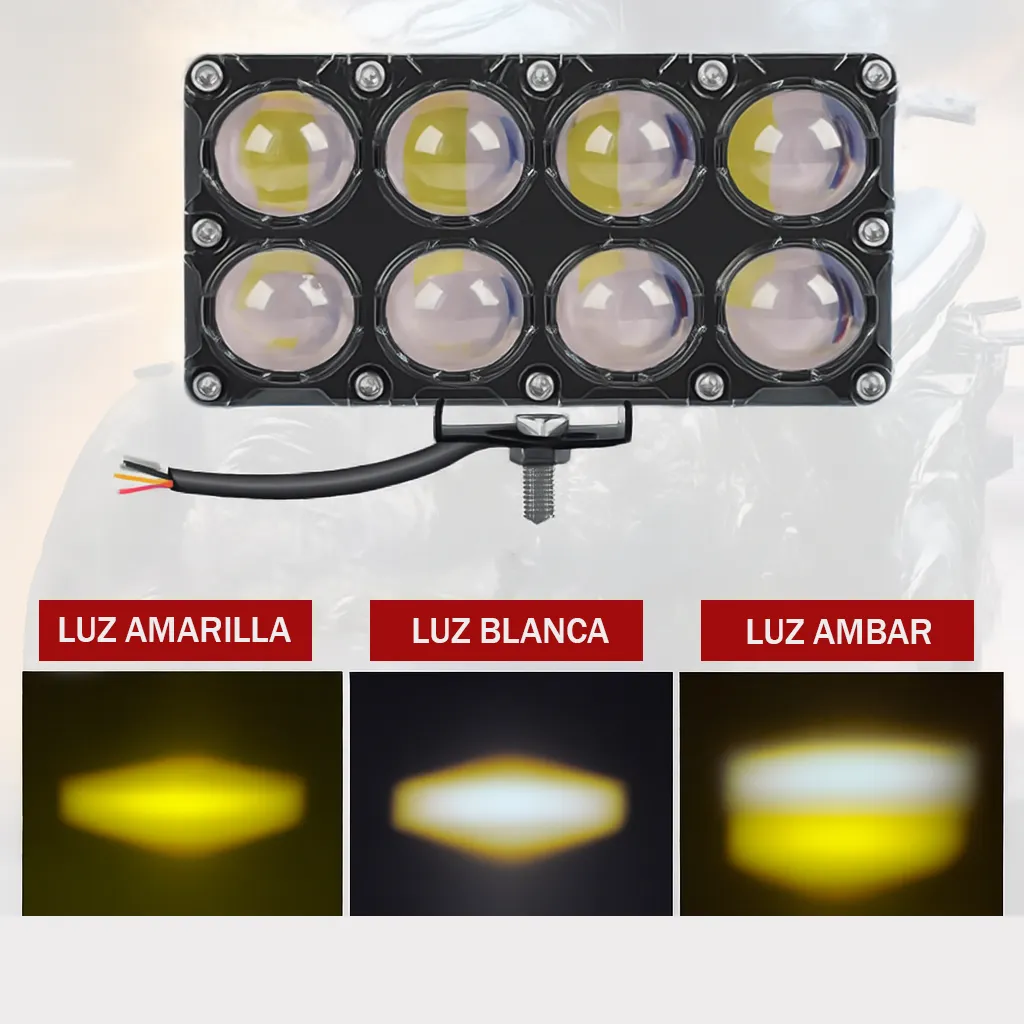 TB-621-8 LUPAS - EXPLORADORA LED LASER SENCILLA DE 8 LUPAS, LUZ BLANCA/AMARILLA/CALIDA, REFRIGERANTE POR DISIPADOR - Image 2