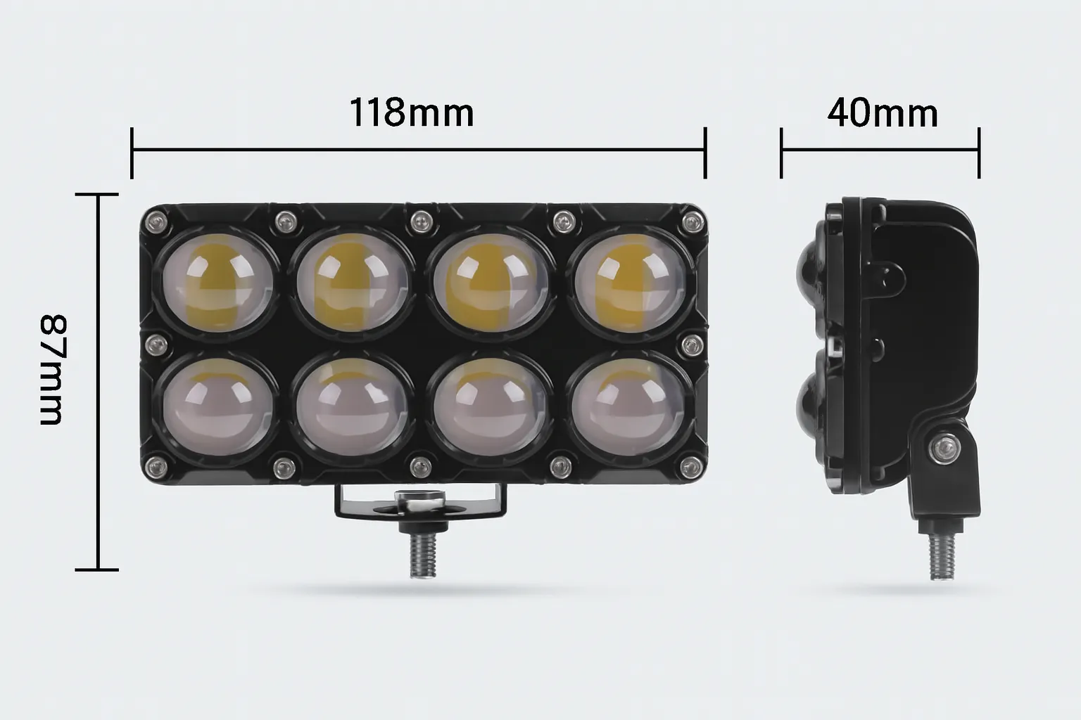 TB-621-8 LUPAS - EXPLORADORA LED LASER SENCILLA DE 8 LUPAS, LUZ BLANCA/AMARILLA/CALIDA, REFRIGERANTE POR DISIPADOR - Image 3