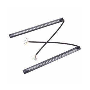 TB-LAMP48 - Tira de luces Led traseras para motocicleta, Bombilla de freno trasero de doble Color