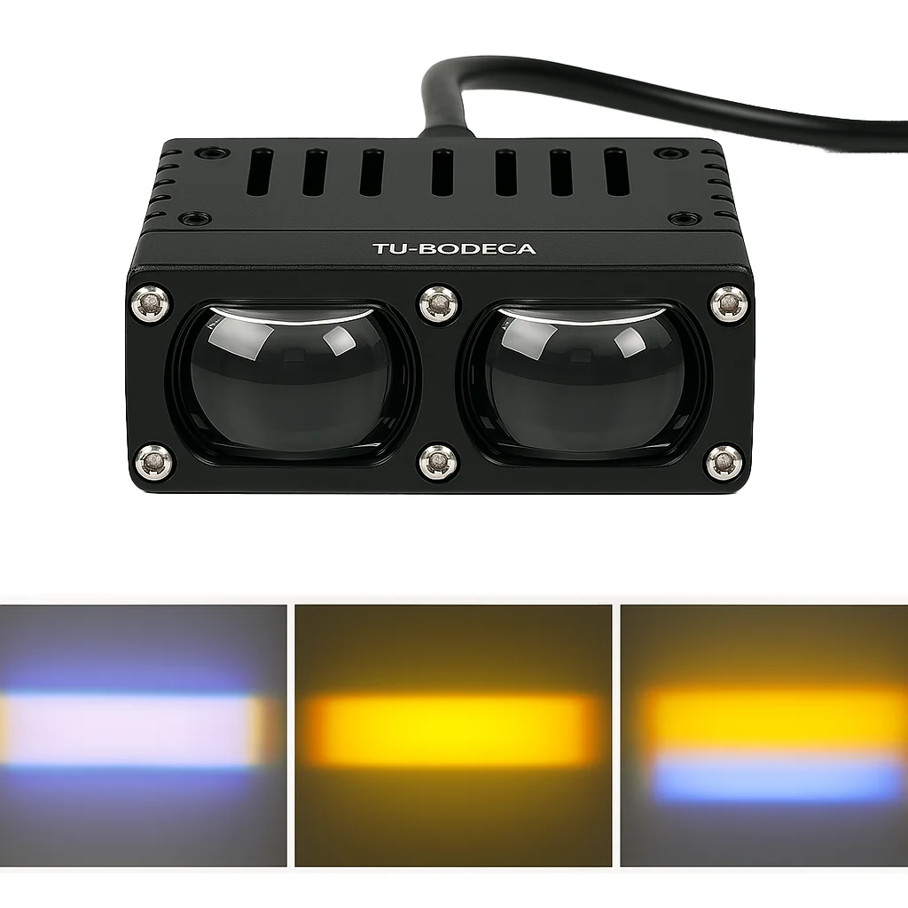 TB-533 - EXPLORADORA LED LASER BOBLE LUPA DE ALTA POTENCIA, LUZ BICOLOR CON BASE INTEGRADA - Image 3